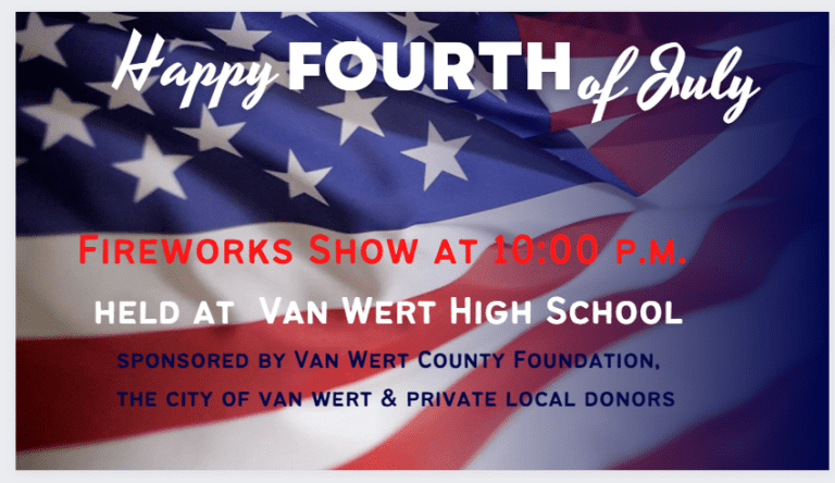 Van Wert Fireworks Celebration