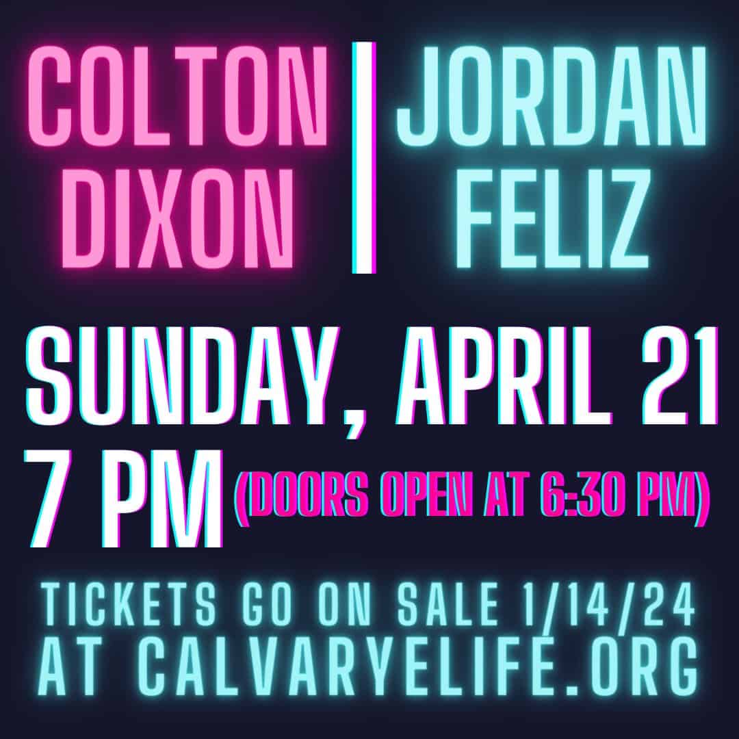 Colton Dixon & Jordan Feliz LIVE in concert