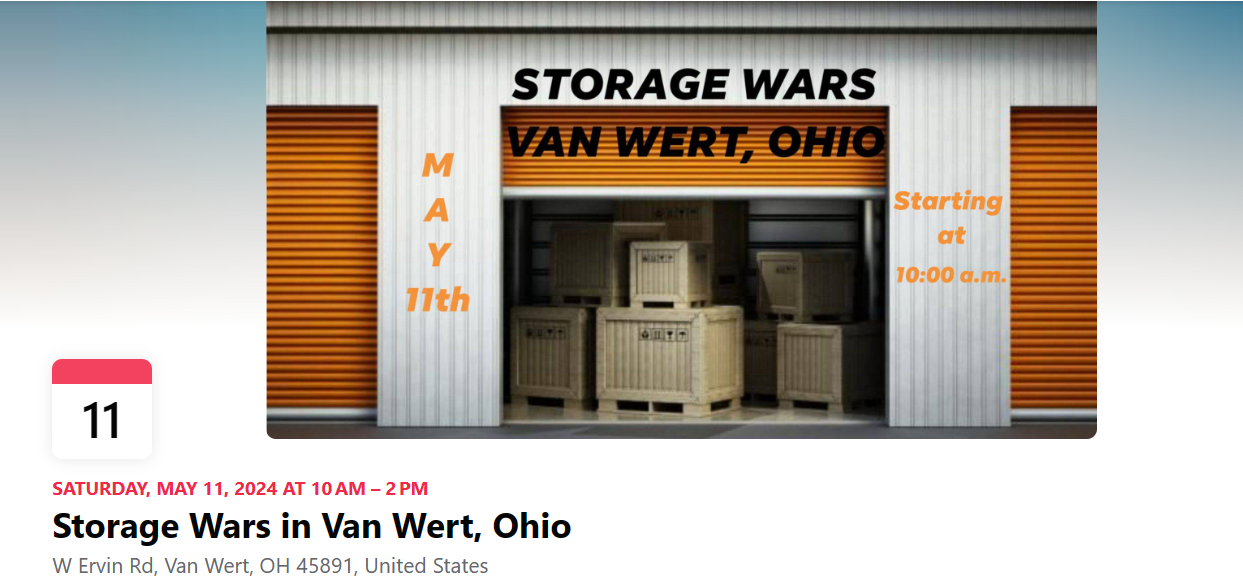Van Wert Storage Wars