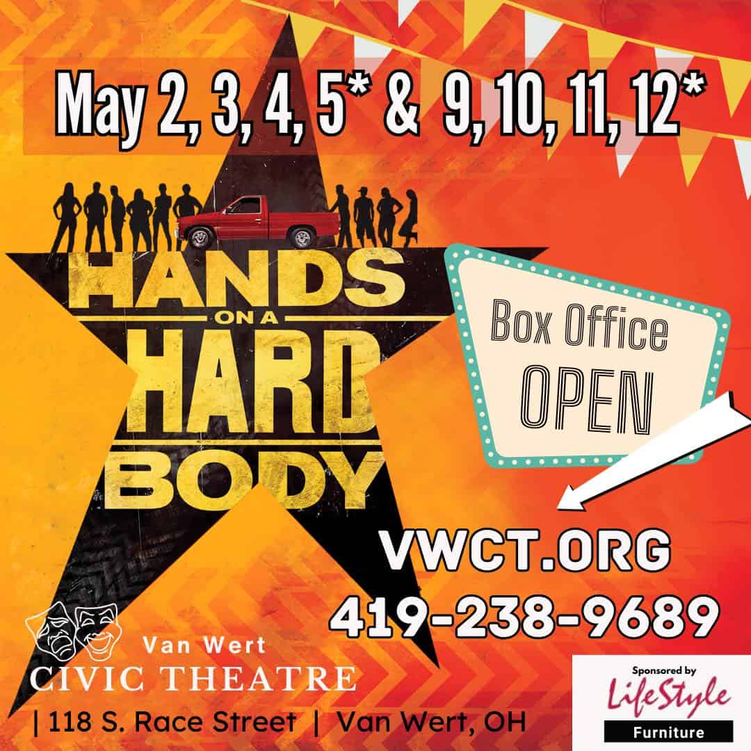 Van Wert Civic Theatre presents Hands on a Hard Body