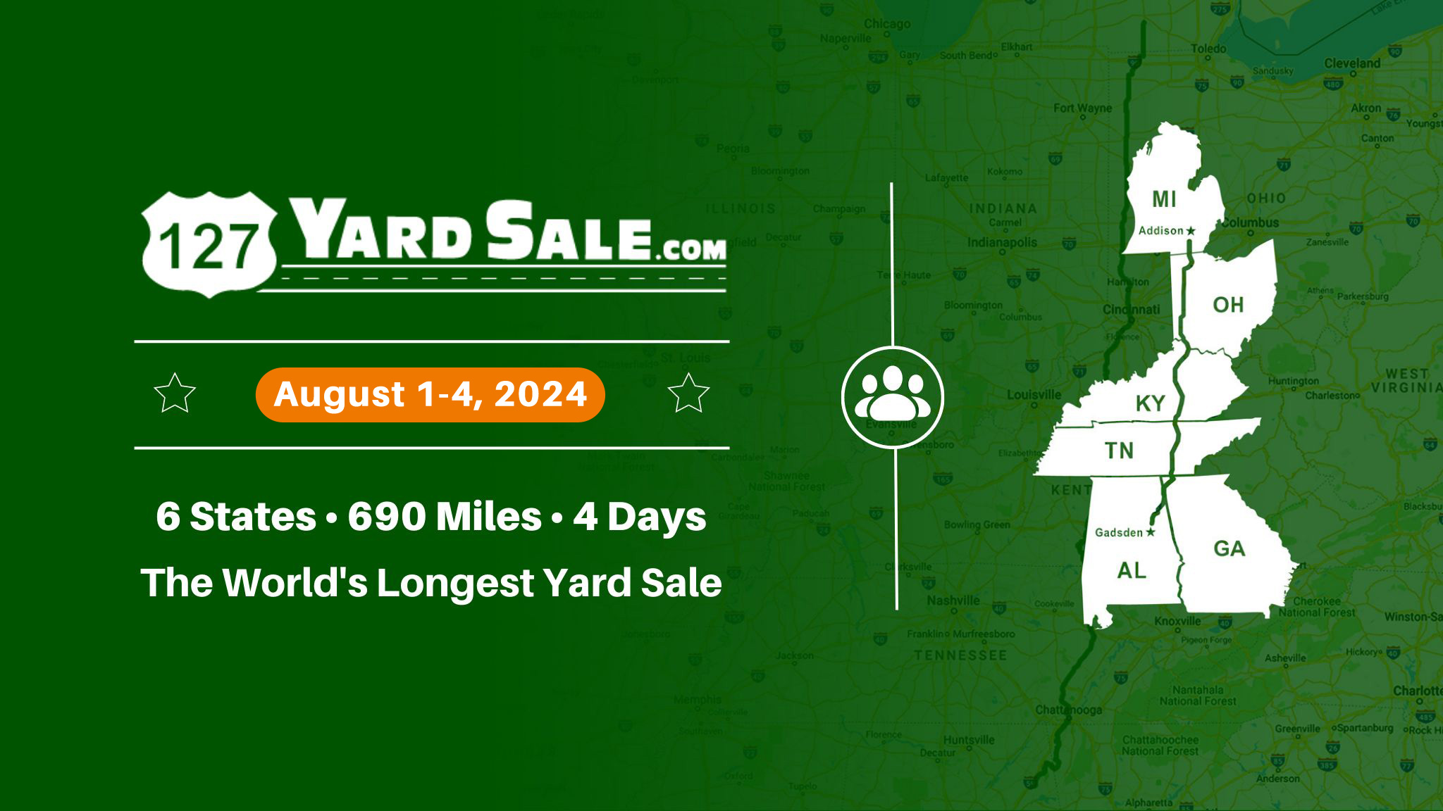 World’s Longest Yard Sale – 127 Yard Sale