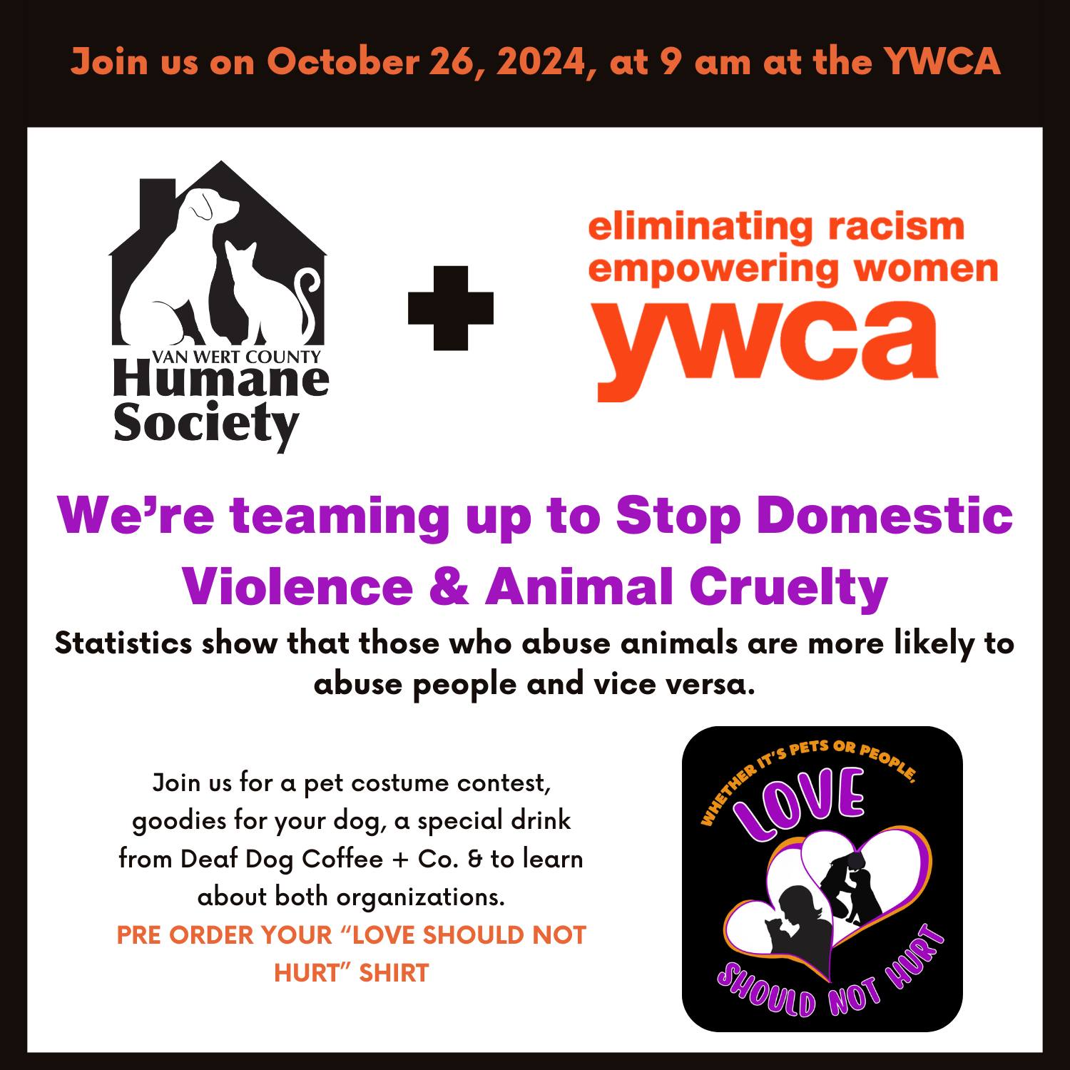 Van Wert County Animal Shelter Petpalooza with the YWCA