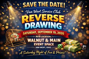 Van Wert Service Club Reverse Raffle 2026